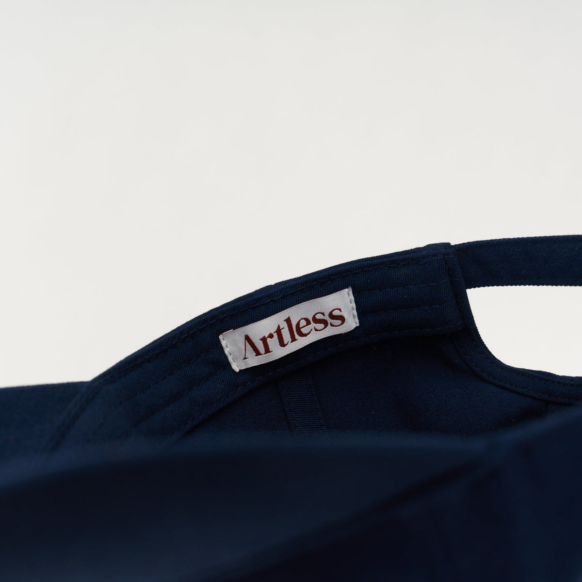 Navy Artless everything is just so much organic dad cap, unstructured 6-panel GOTS organic cotton