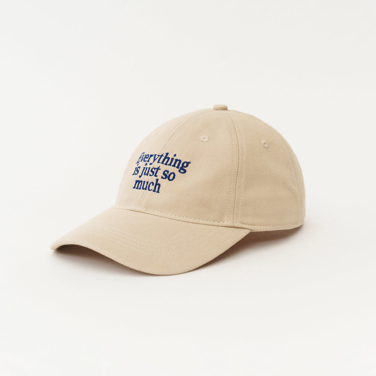 Sand Artless everything is just so much organic dad cap, unstructured 6-panel GOTS organic cotton