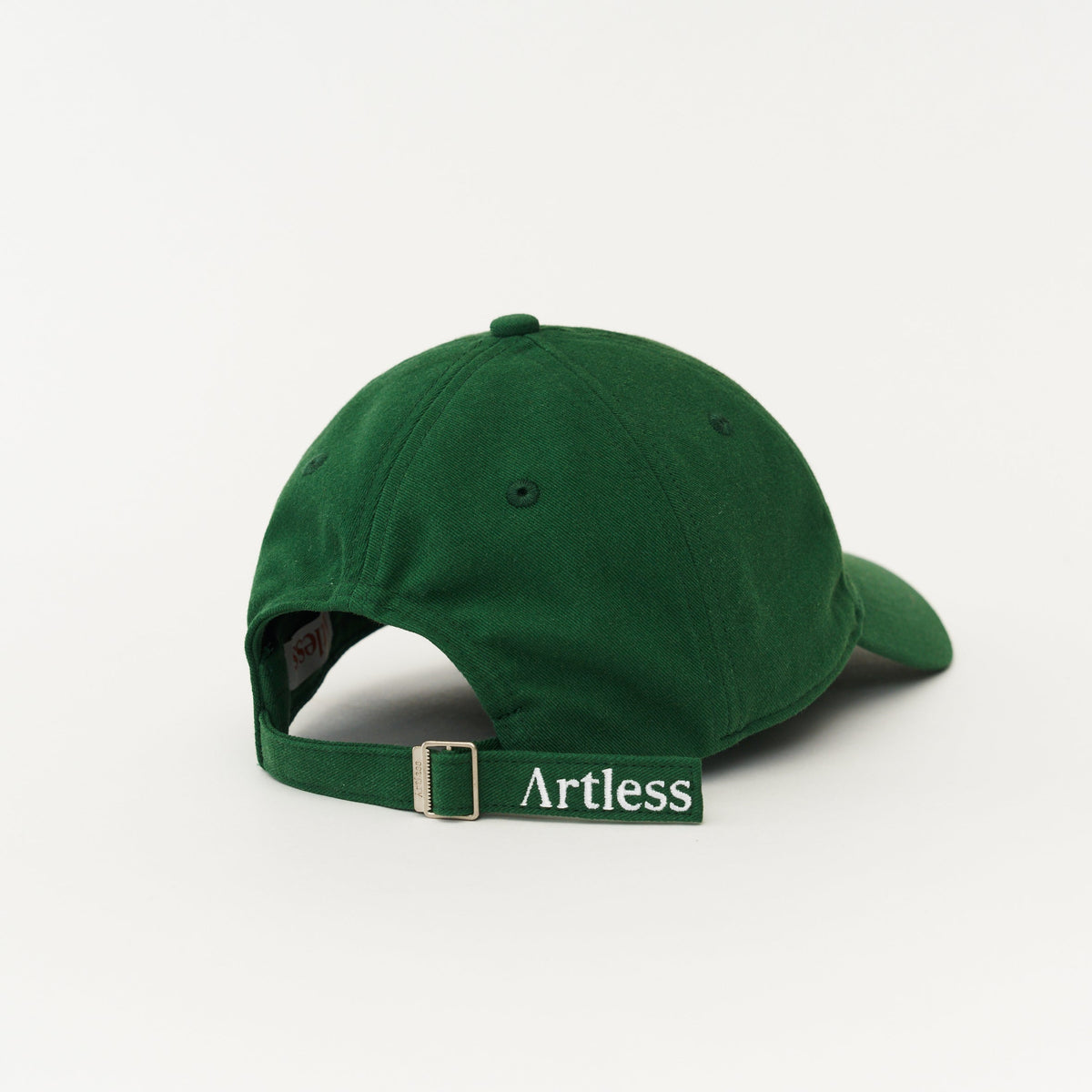 Green Artless whateverest organic dad cap, unstructured 6-panel GOTS organic cotton