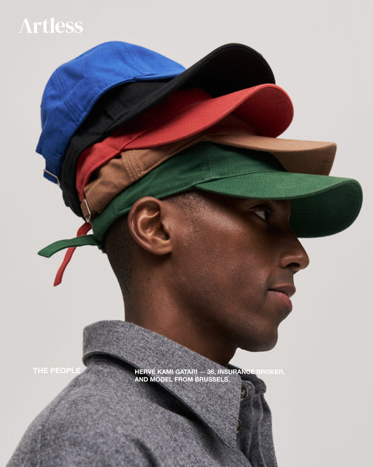 Artless organic premium 6-panel dad cap in GOTS certified organic cotton