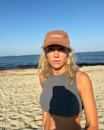 Artless cap, worn and photographed by a customer