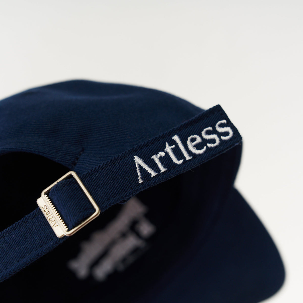 Navy Artless everything is just so much organic dad cap, unstructured 6-panel GOTS organic cotton