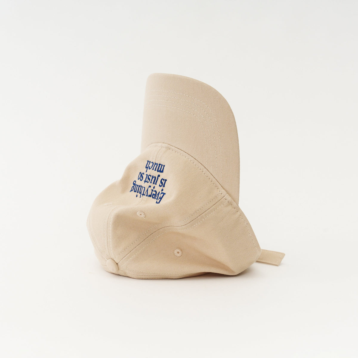 Sand Artless everything is just so much organic dad cap, unstructured 6-panel GOTS organic cotton