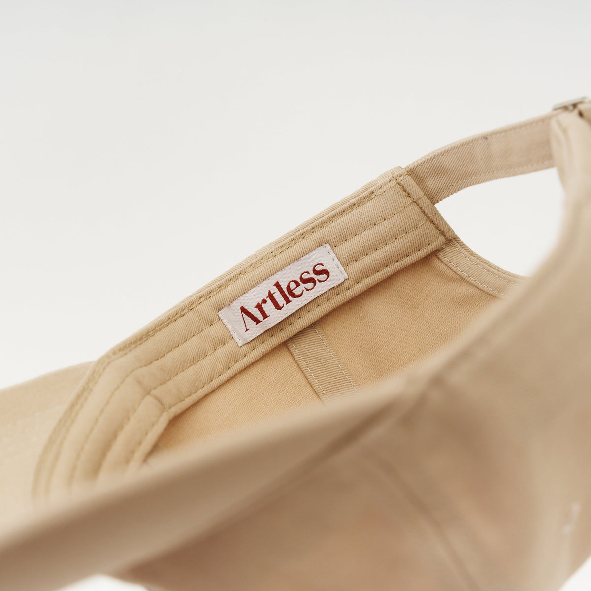 Sand Artless everything is just so much organic dad cap, unstructured 6-panel GOTS organic cotton