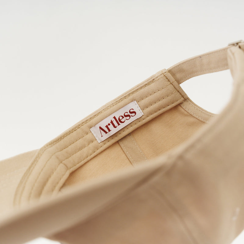 Sand Artless everything is just so much organic dad cap, unstructured 6-panel GOTS organic cotton