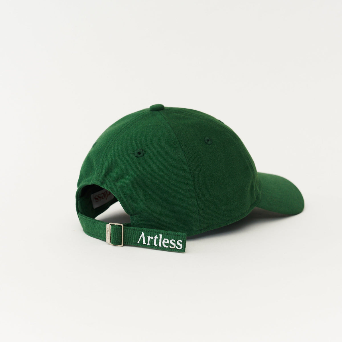 Green Artless Please Hesitate organic dad cap, unstructured 6-panel GOTS organic cotton