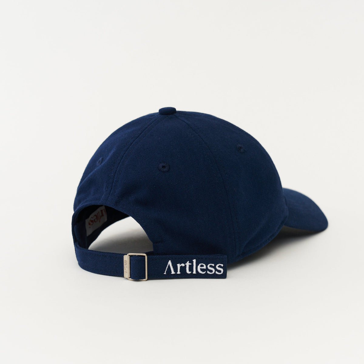 Navy Artless Ready to crash and burn organic dad cap, unstructured 6-panel GOTS organic cotton