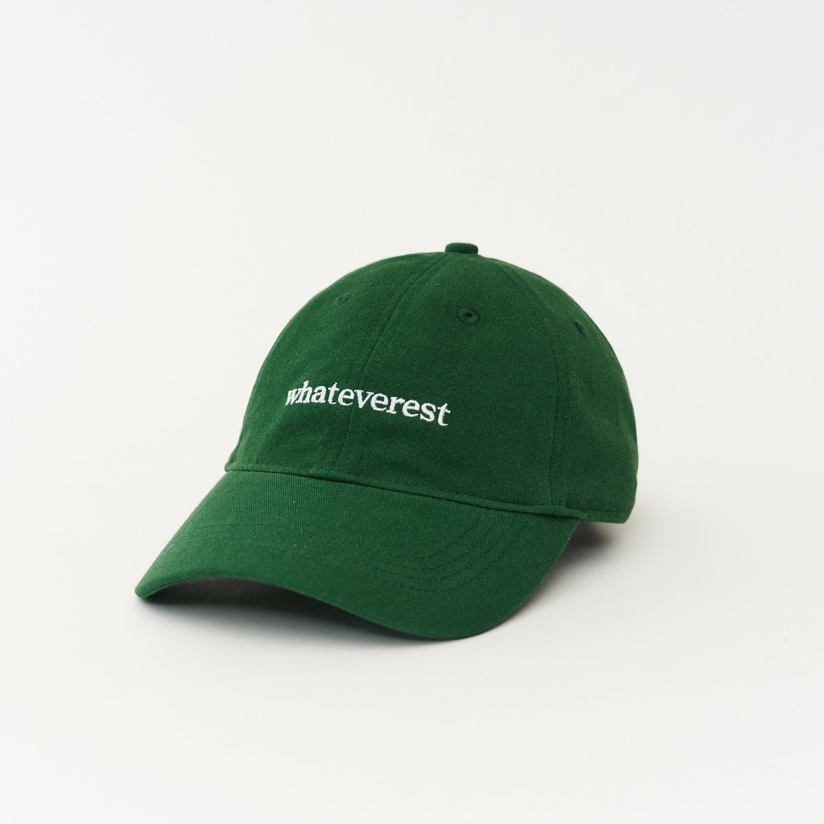 Green Artless whateverest organic dad cap, unstructured 6-panel GOTS organic cotton