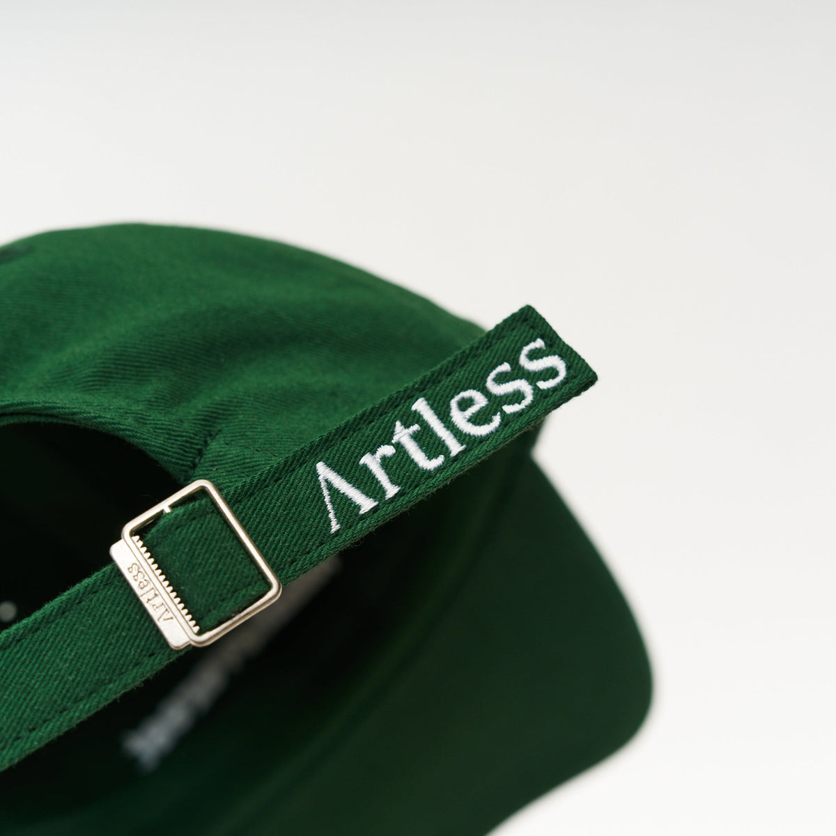 Green Artless whateverest organic dad cap, unstructured 6-panel GOTS organic cotton