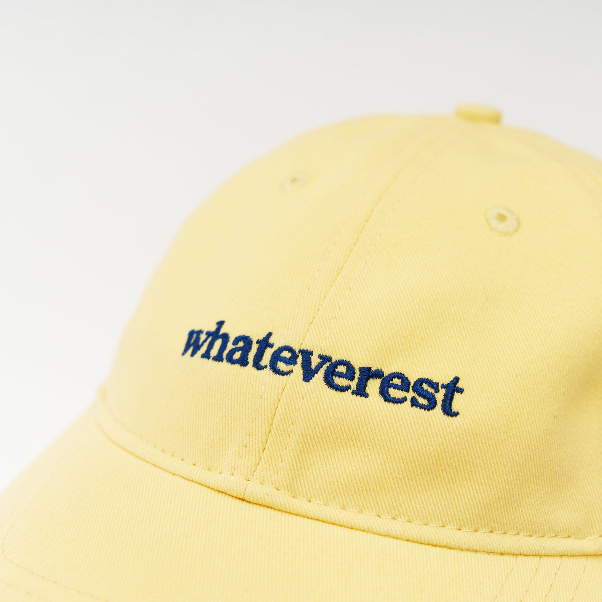 Butter yellow Artless whateverest organic dad cap, unstructured 6-panel GOTS organic cotton
