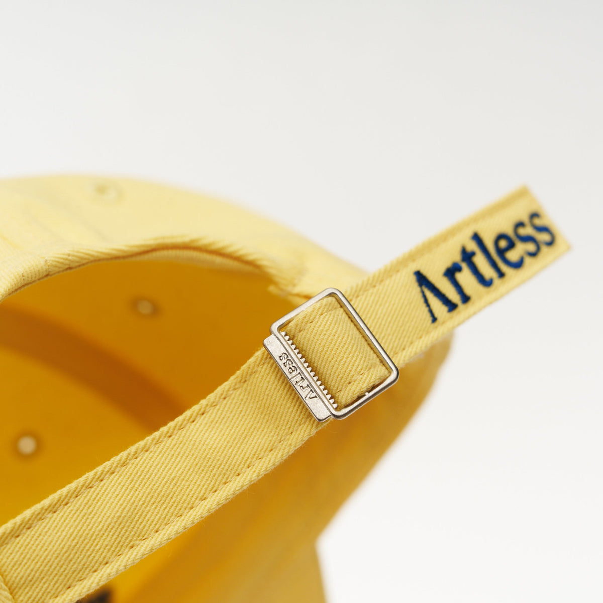 Butter yellow Artless whateverest organic dad cap, unstructured 6-panel GOTS organic cotton