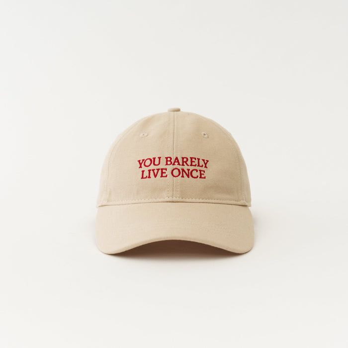 You Barely Live Once Organic Dad Cap