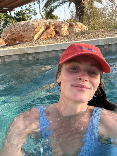 Artless cap, worn and photographed by a customer